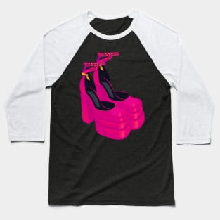 Pink square toe heels Baseball T-Shirt